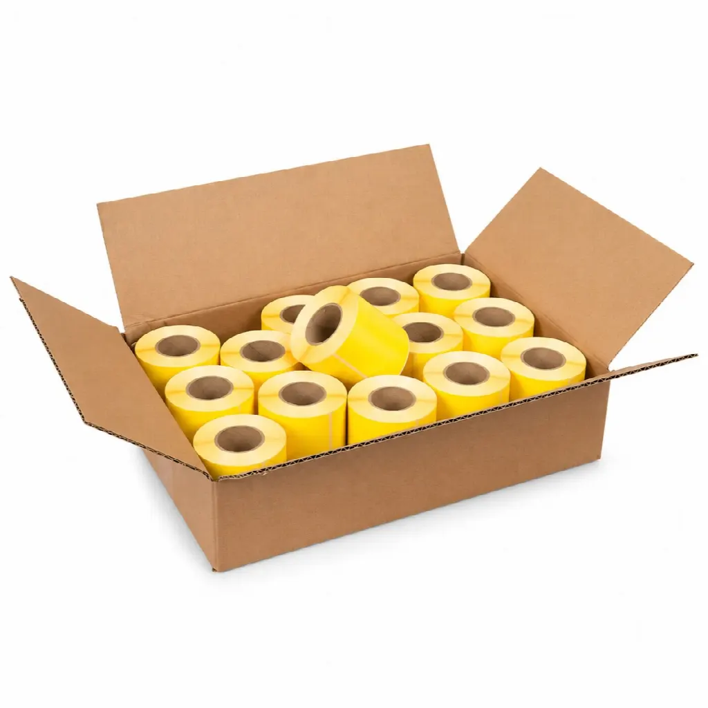 CoatCheck Luggage Labels, 14×160 tickets, yellow