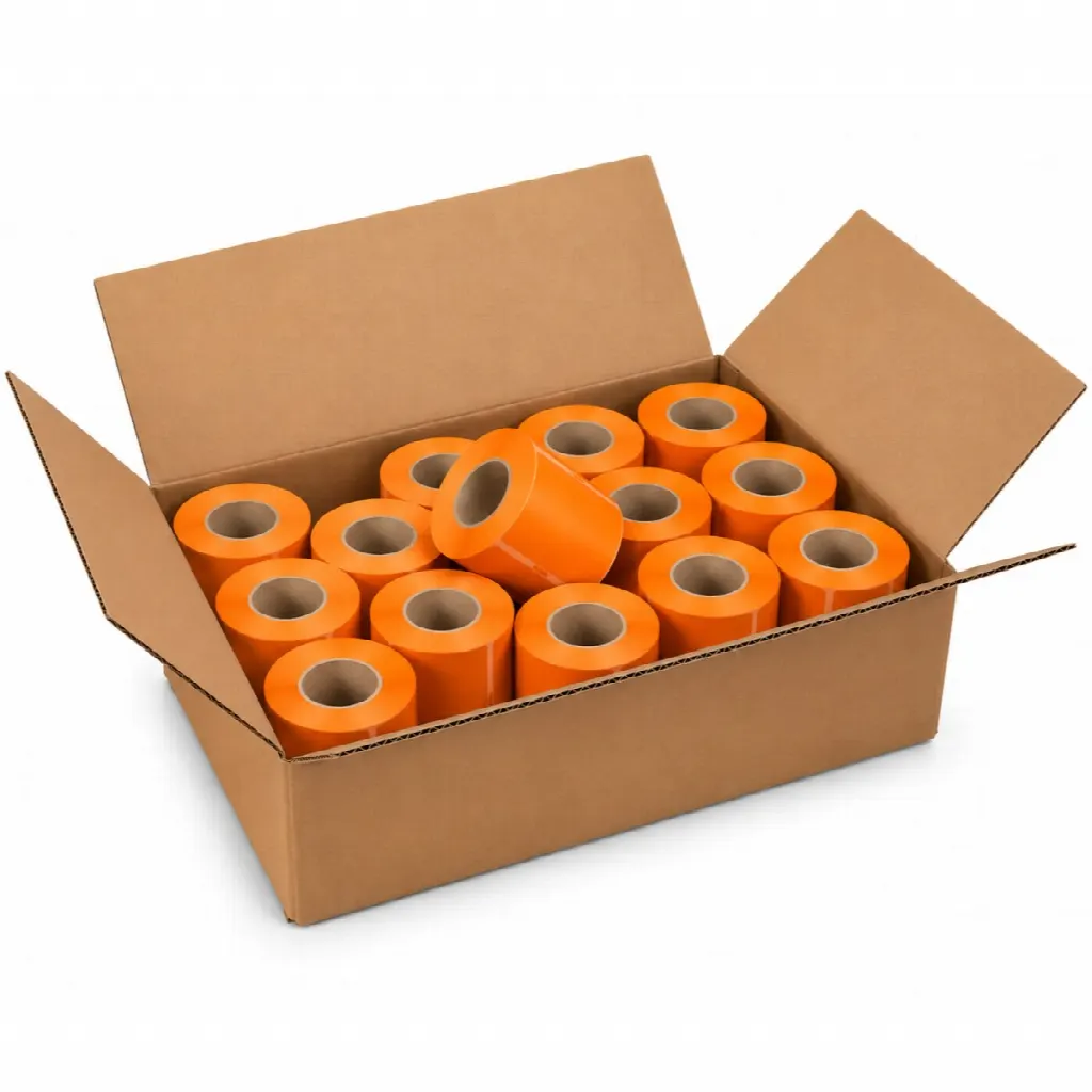 Etiquettes pour bagages CoatCheck, 14x 160 tickets, orange