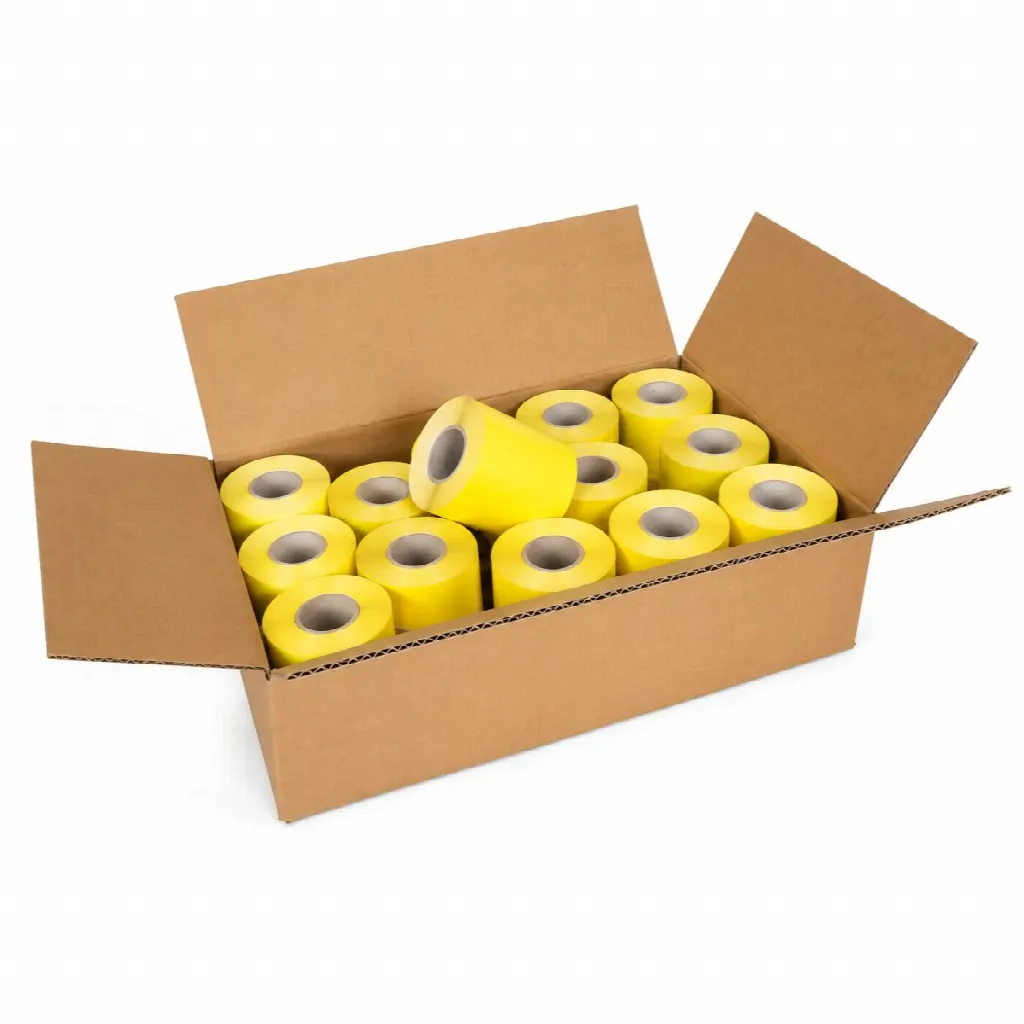 Rouleau Coatcheck, billets d’entrée « economy » sans souche, 14 x 550 billets, jaune