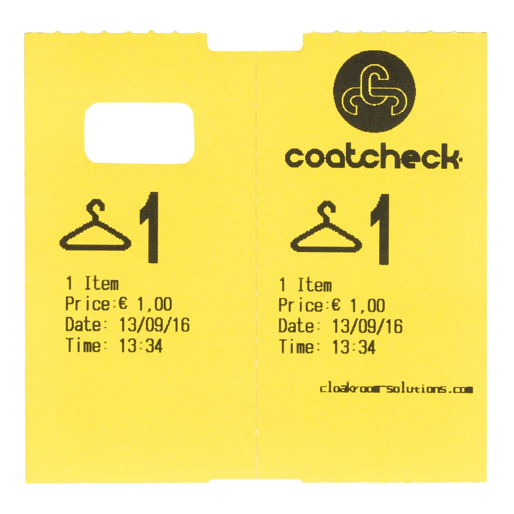 CoatCheck+ Ticket Printer with Keyboard