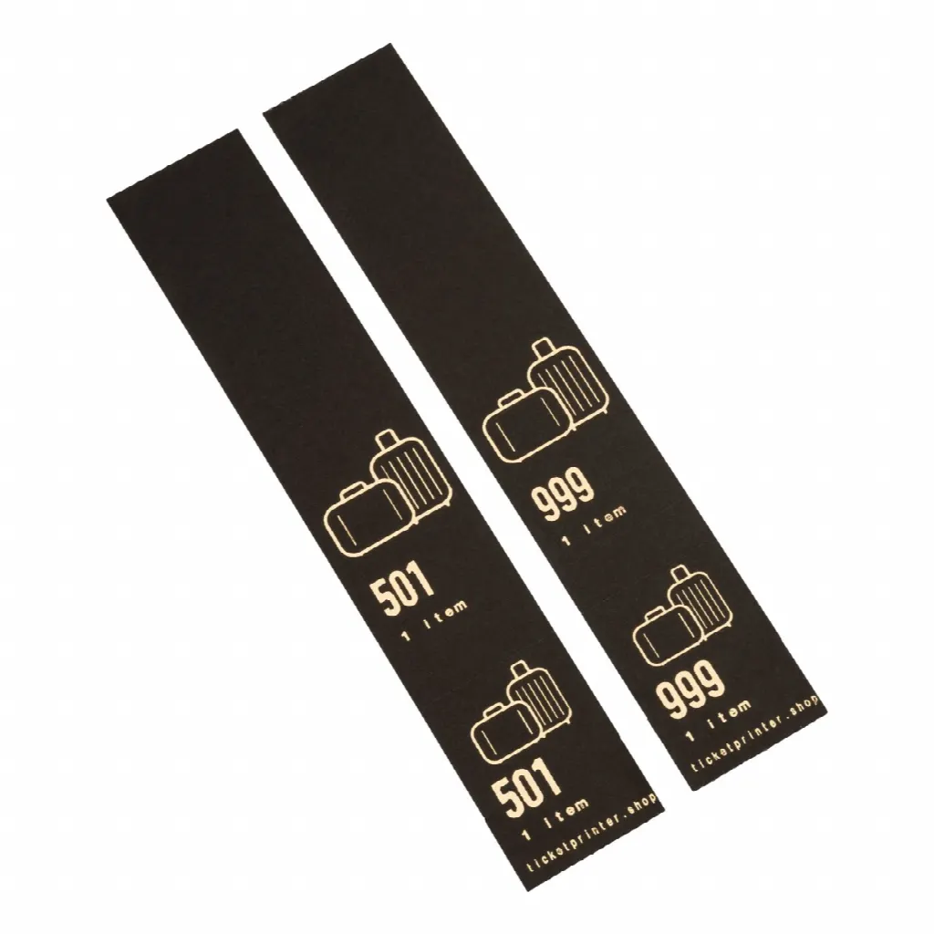 500 self-adhesive luggage tags, series 501-1000