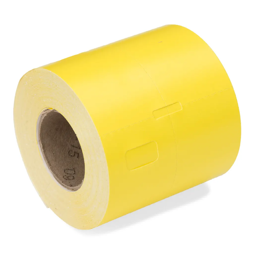 Tickets de vestiaire Coatcheck, 14 rouleaux x 325 tickets, Jaune