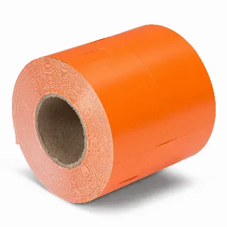 Tickets de vestiaire Coatcheck, 14 rouleaux x 325 tickets, Orange